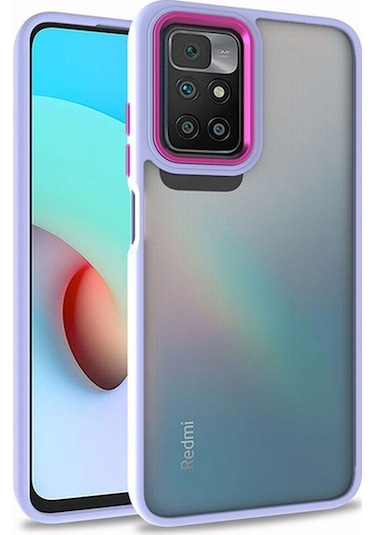 Xiaomi Redmi 10 Kılıf Zore Flora Kapak Lila