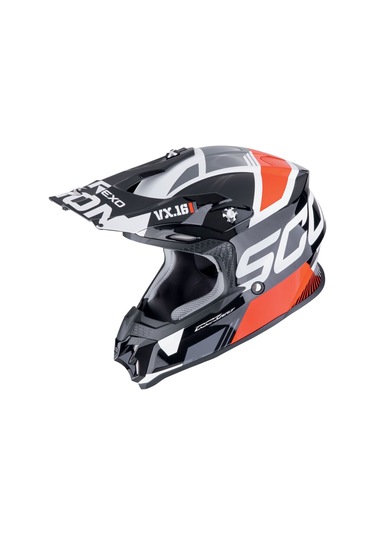 Scorpion VX-16 Evo Air Analog Off-Road Kaskı Siyah Kırmızı