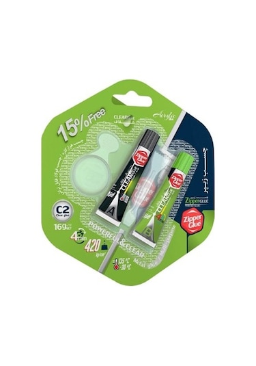 Zipper Glue C2 Şeffaf Yapıştırıcı 16 Gr Hızlı Yapıştırıcı