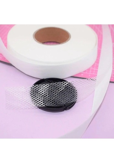 Pazly 30mm Sıcak Eriyen Yapışkan Bant, Kumaş İçin Demir On Hemming Bant, 2x3 Rulo, Çift Taraflı Bant, 56726331