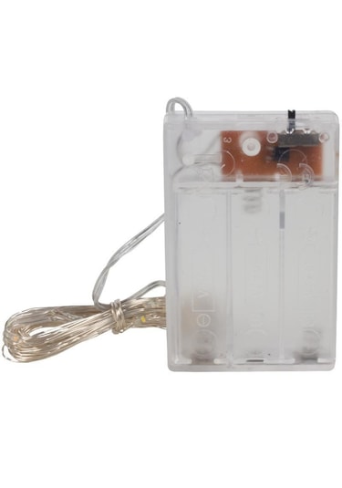 Rgb 5 Metre Süsleme Ledi Pilli Led Işık Dekoratif Renkli Led RGB