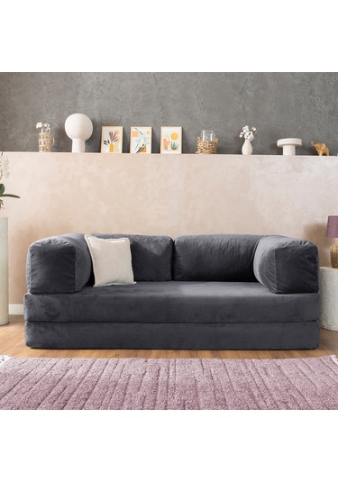 Argimo Godila Çok Amaçlı Sofa Çift Kişilik Yatak Koltuk Antrasit