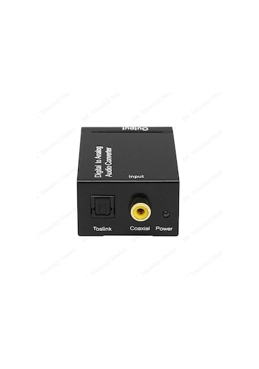 Dijital To Analog Optic Ses Dönüştürücü Adaptör