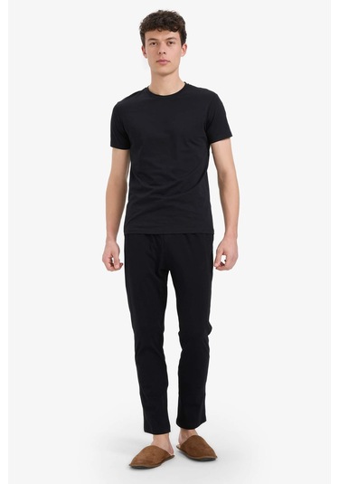 DeFacto Regular Fit Basic Düz Cepli Pijama Altı Z7323AZ25SPBK81