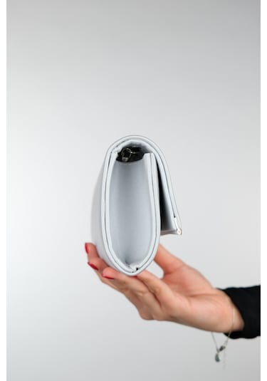 Luvishoes Marıa Gümüş Saten Taşlı Kadın Abiye Çanta Çok Renkli