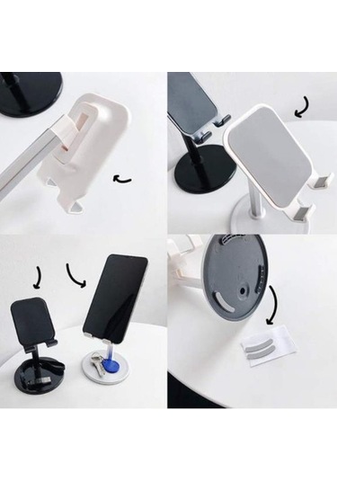 Wisdomselect Braket Teleskopik Çok Açılı Ayar Braketi Siyah Yok Havalandırma Azısfe