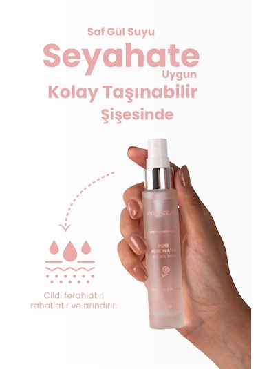 Bade Natural Gözenek Sıkılaştırıcı Doğal Gül Suyu Tonik 30 Ml