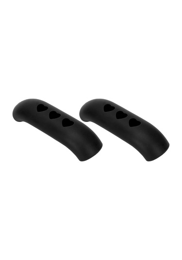 Maiyame 2 Adet Silikon Tencere Kolluk Kılıfı - Isı Dayanıklı Kayma Engellli Fırın Tencere Tutamak Koruması Gri Renk