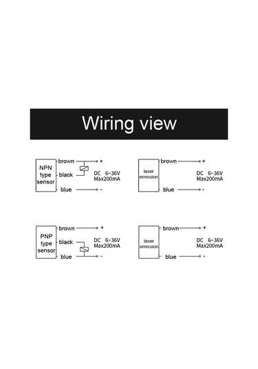 E3f-20c1 3mm Lazer Işını Fotoelektrik Anahtarı Oluklu Kızılötesi Sensörler Led'li Npn Anahtarları