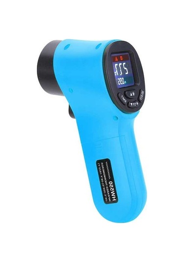 Pazly Termometre Temassız Tabancası Sıcaklık Pirometre Mavi Lcd Lazer Kızılötesi Hw550 Endüstriyel Dijital - Qv
