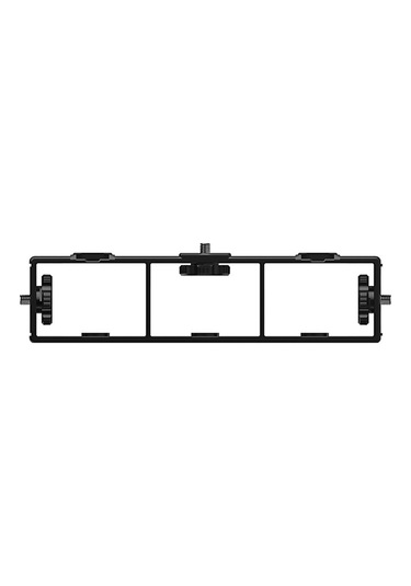 Xindoker Fotoğraf Çekim Ayağı Abs Malzeme, 2 Adet Hot Shoe, 1/4" Bağlantı, Işık-mikrofon-telefon Tutucu Uyumlu Siyah