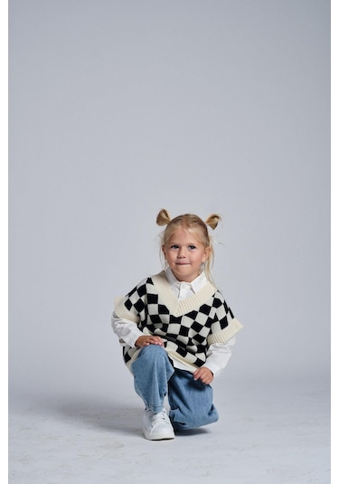 Erkek Süveterli Üçlü Takım Siyah