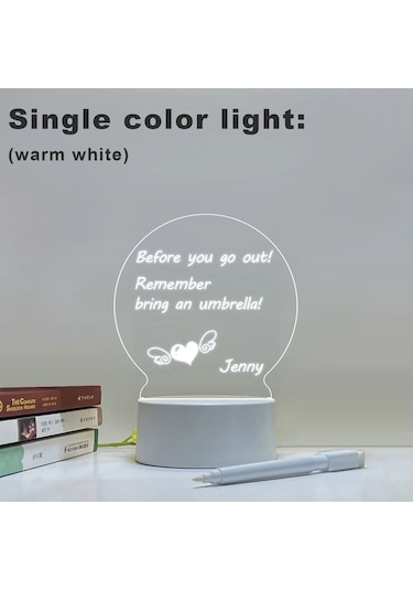 Usb Mesaj Panosu Tatil Işık Kalem Not Kurulu İle Yaratıcı Led