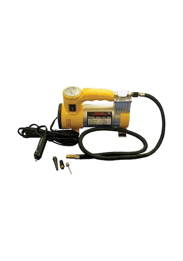 Autokit Metal Gövde Hava Kompresörü Işıklı Saatli 12 V 140 Psı N11.2308