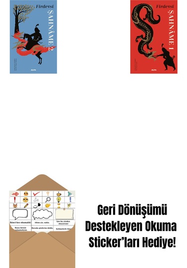 Şahnâme 2 + Şahnâme 1 Ciltli + Okuma Sticker'ları
