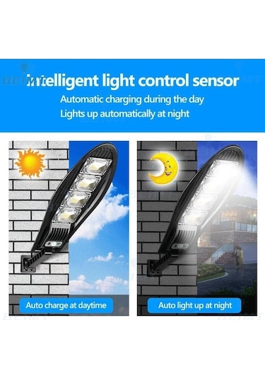 Yaozixa Dış Mekan Güneş Enerjili 4 Aydınlatıcıklı Pencere Lambası, İnsan Algılama Ve Kumanda Kontrolü