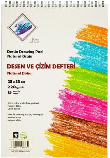 Art Liva Desen ve Çizim Defteri 25x35 CM 220g
