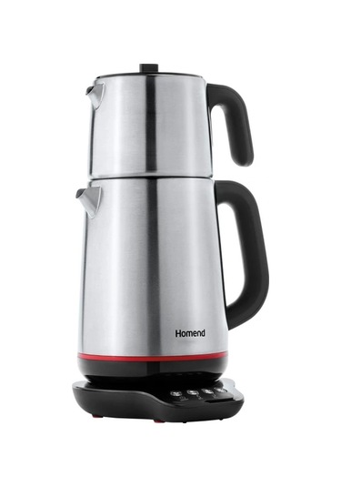 Homend Premium 4'lü Elektrikli Çeyiz Seti Tost Makinesi + Kahve Makinesi + Çay Makinesi + Mikser Blender Set Siyah