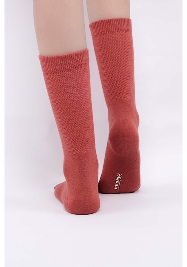 Mısırlı Kadın Gümüş Kiremit Soket Çorap M 78000 K Kiremit