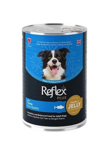 Reflex Plus Jöle İçinde Ton Balıklı Yetişkin Köpek Konservesi 400 Gr