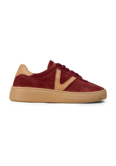 Deery Kadın Bordo Hakiki Süet Sneaker Ayakkabı - N0170zbrdc01