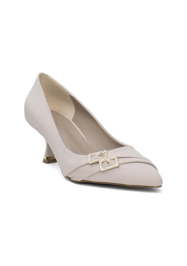 Miss Park Moda Pm492 K030 Kadın Topuklu Ayakkabı Bej-bej Bej