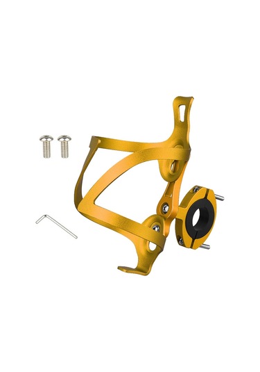 Döner Tabanlı Junsunmay Bisiklet Bardak Tutucu Kafesleri Bisiklet Su Şişesi Alüminyum Alaşımlı Braket Altın Altın