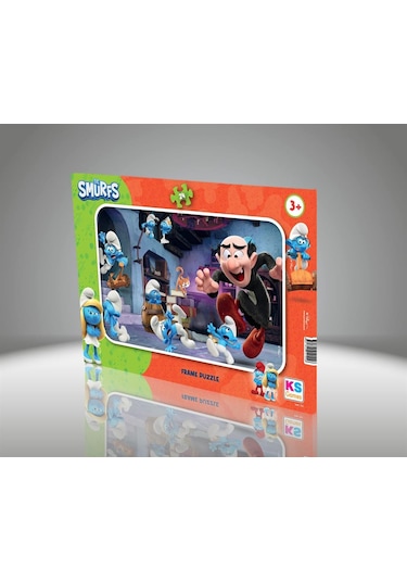 Smurf Frame Puzzle 24 Parça