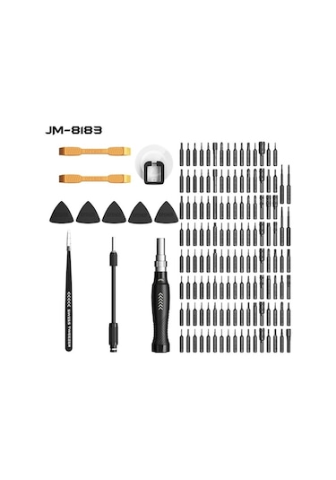 Fastbuy Jm-8183 145 Adet Manuel Çok Amaçlı Alet Seti, Pratik Tornavida Topu