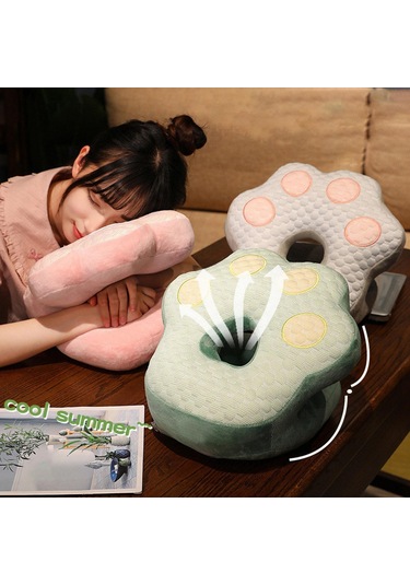 Homyl Uyuklayan Masa Yastık Doldurulmuş Oyuncak Rahat, , Gri