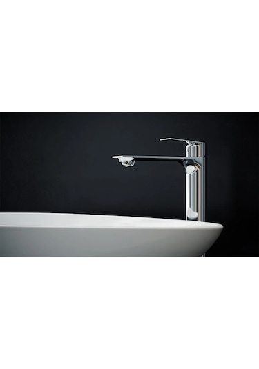 Turkuaz Cerastyle Çanak Lavabo Bataryası Krom Krom