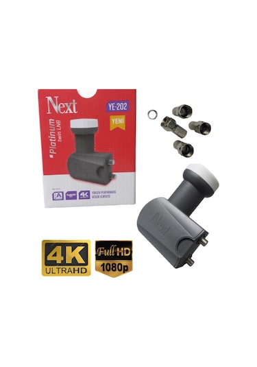 Next  YE-202 2'li Lnb + Contalı Konnektör 4 Adet