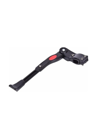 Pazly Yeni Ve Kaliteli Siyah Alüminyum Bisiklet Yan Dayanak Pervane Ayak Desteği Dağ Bisikleti Döngüsü Optik Ayarlanabilir Beyaz Detaylar Siyah