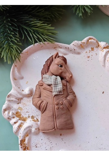 Tvoe Hobby Silikon Kalıp 2d "paltolu At" 401280104 Diğer