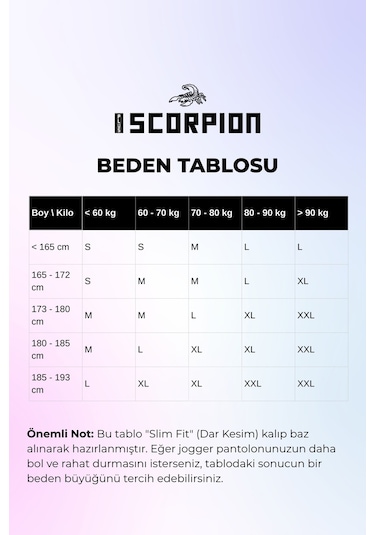 Plus Scorpion Erkek Jogger Eşofman Altı Rahat Kesim Pamuklu Günlük Bej