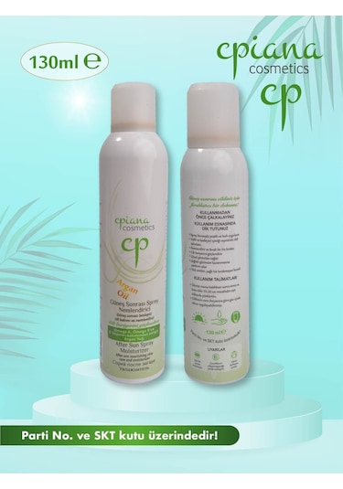 Cpiana Sprey Güneş Sonrası Argan Yağlı Nemlendirici Krem 130ml