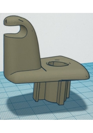 Chrysler 300c Güneşlik Tutucu Klipsleri - 3d