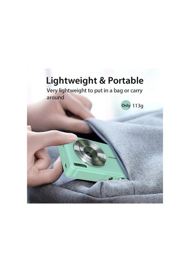 Diğer Andoer 1080p Kamera, 44mp Otomatik Odak, 2.5 Ekran, 16x Zoom, Titreme Önleyici, Yüz Algılama, Gülümseme Yak Çok Renkli