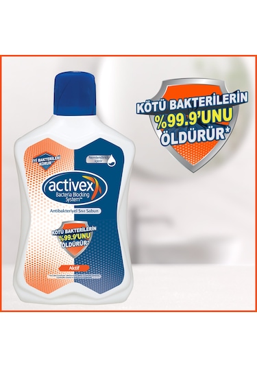 Activex Aktif Sıvı Sabun 3 x 1 L