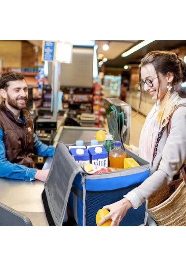 Coolist Cl26B 26 L Katlanabilir Termos Bez Çanta / Buzluk Mavi