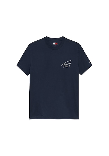 Tommy Jeans Erkek Tişört-dm0dm22320-12253 Mavi