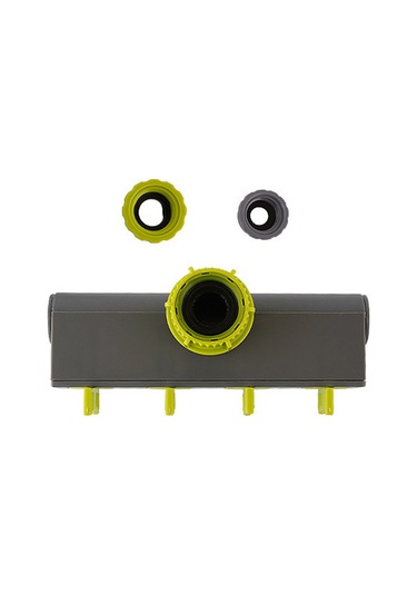 Qingmipy 4 Yollu Bahçe Hortumu Ayırıcı - 4 Bağımsız Açma/kapama Vanası İle Pratik Sulama Ve İrrigasyon Çözümü