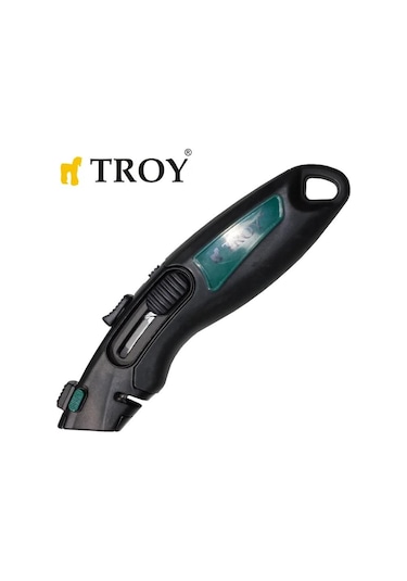 Troy 21608 Profesyonel Trapez Maket Bıçağı, 2 Yedek Bıçaklı