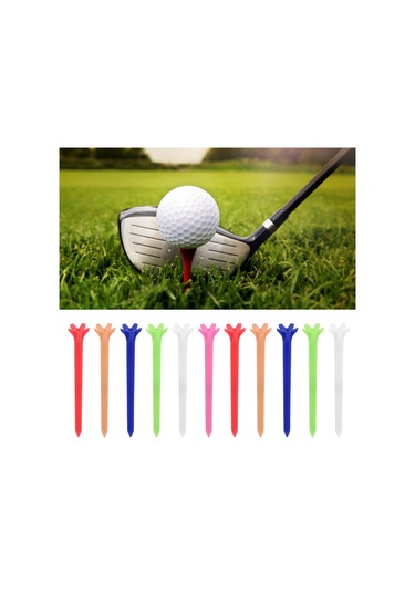 Kaiyi 70mm 5 Pençeli Golf Tee Çok Renkli