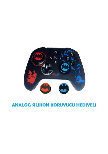 Xbox Series S/series X Batman Koruyucu Silikon Kılıf + Analog Silikon Koruyucu