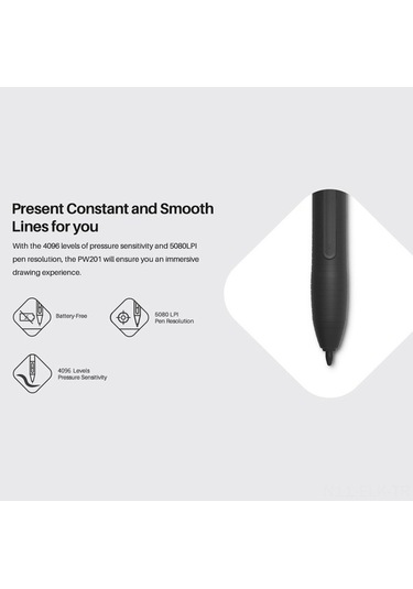 Didadodo Huion Pw201 Dijital Kalem - H430p Grafik Tableti İçin 2 Programlanabilir Düğmeli, Kullanıcı Dostu Tasarım