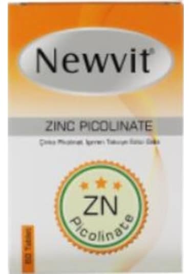 Newvit Zinc Picolinate 60 Tablet Çinko Pikolinat