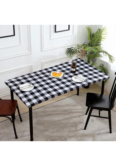 Suntek Magideal Dikdörtgen Polyester Masa Örtüsü Düğün Ev 122x61cm-stil-b