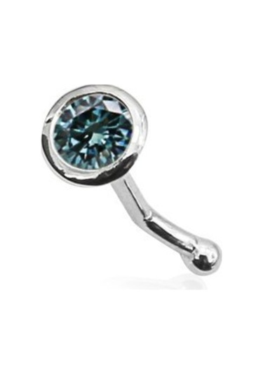 Mavi Pırlanta Hızma - 0,04 Karat 18 Ayar Beyaz