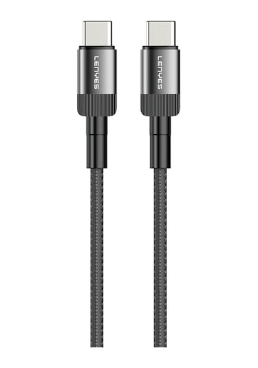Lenyes Lc546 Type-c To Type-c Pd Kablo Hızlı Şarj Özellikli Data Ve Şarj Kablosu 60w 1m Siyah